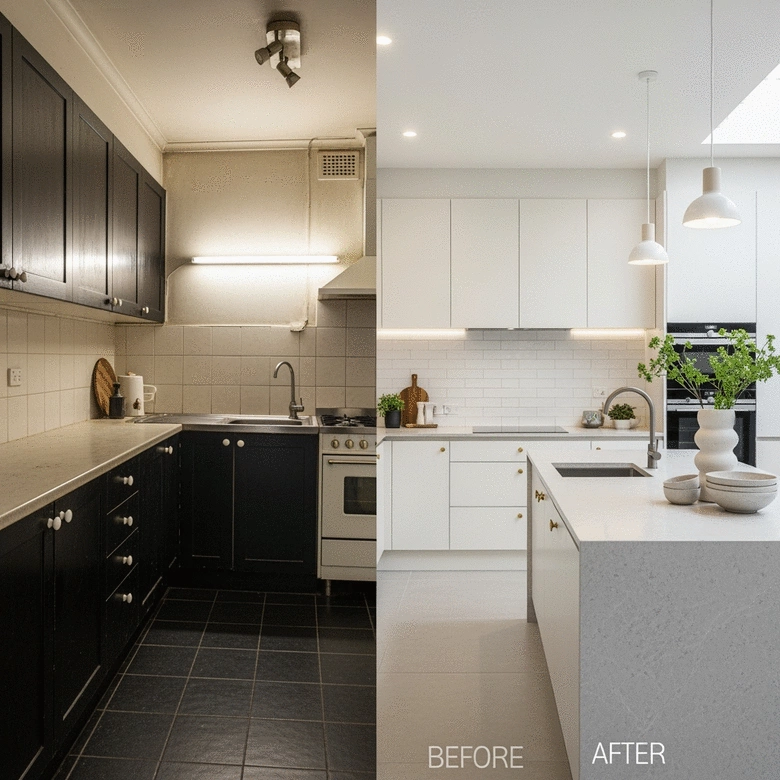 40 Inspiring Kitchen Renovation Before-and-After Photos to Transform Your Melbourne Home